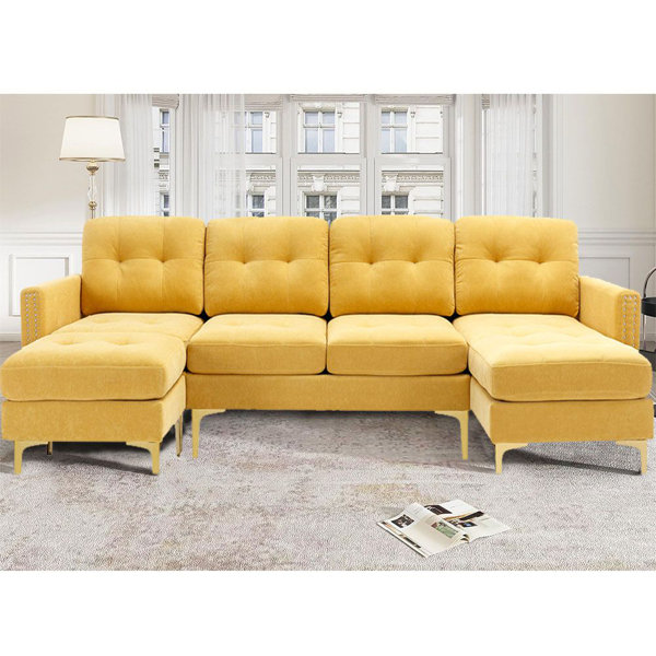 Mercer41 Nazya Upholstered Sectional Wayfair